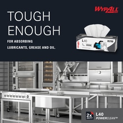 Kimberly-Clark Professional WypAll L40 General-Purpose Wipers White | Buy Online | Kimberly-Clark Professional&trade; | Fisher Scientific